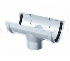 Воронка желоба ПВХ 125 x 82 RAL 9003 белый Фаракс Faracs