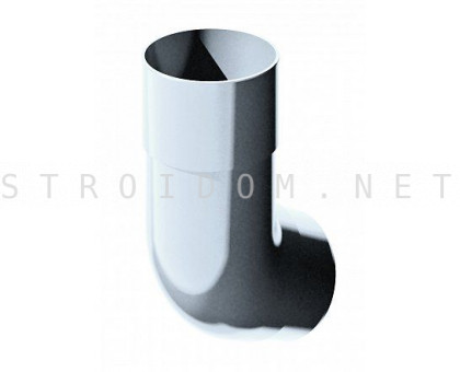 Колено трубы 135град. 45гр. ПВХ 125 x 82 RAL 9003 белый Фаракс Faracs