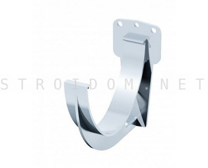Кронштейн крюк желоба ПВХ 125 x 82 RAL 9003 белый Фаракс Faracs