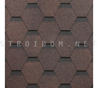 Гибкая черепица PIE STANDARD СОТА Коричневый Деке Docke