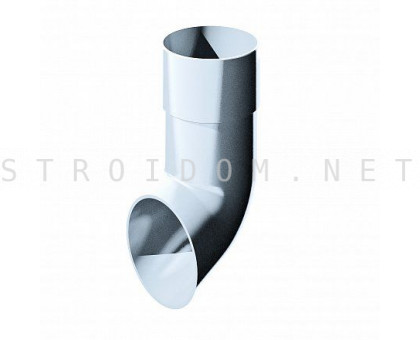 Слив трубы ПВХ 125 x 82 RAL 9003 белый Фаракс Faracs