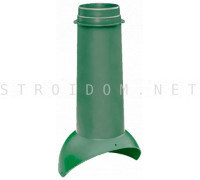 Выход вентиляции Pipe VT 110/500 Зеленый RAL 6005 Кровент Krovent