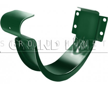 Кронштейн крюк короткий 125мм. RAL 6005 зеленый мох Гранд лайн Grand Line