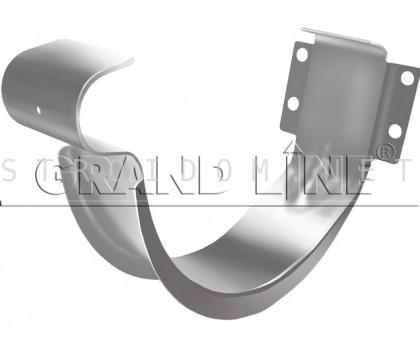 Кронштейн крюк короткий 125мм. RAL 9003 сигнальный белый Гранд лайн Grand Line