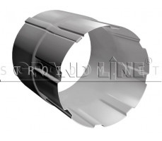 Соединитель трубы 90мм. RAL 9003 сигнальный белый Гранд лайн Grand Line