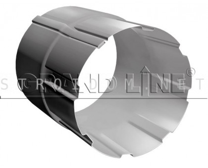 Соединитель трубы 90мм. RAL 9003 сигнальный белый Гранд лайн Grand Line