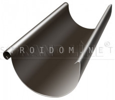 Желоб полукруглый 125мм. 3м. RR32 Гранд лайн Grand Line