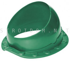 Основание вентиляционной трубы для металлочерепицы Base-VT WAVE 125/150 Зеленый Ral 6005 Кровент Krovent