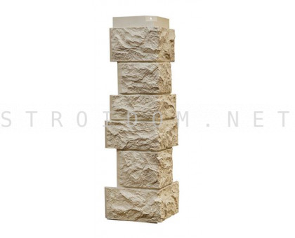Угол наружный для фасадной панели Северный камень/Сланец Перламутрово-бежевый 0,139 x 0,463 Нордсайд