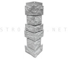 Угол наружный для фасадной панели Северный камень/Сланец Белый 0,139 x 0,463 Нордсайд