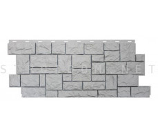 Фасадная панель Северный камень Белый 1,117 x 0,463 Нордсайд