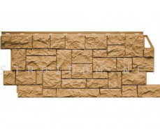 Фасадная панель Камень Дикий Песочный 1117 x 463 Файнбир FineBer