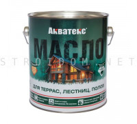 Масло для терасс лестниц и полов 2,5 л Акватекс 