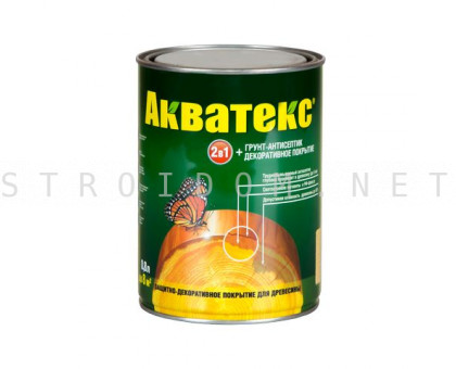 Покрытие для дерева защитно-декоративное  АКВАТЕКС® 2в1 Палисандр 0,8л Акватекс 