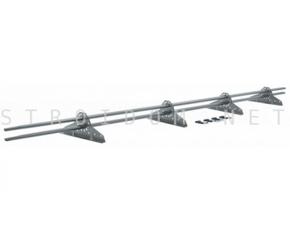 Снегозадержатель на 4 опорах 3м RAL 7004 Гранд Лайн Grand Line