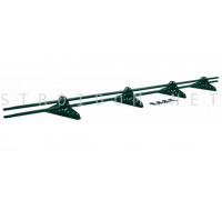 Снегозадержатель на 4 опорах 3м RAL 6005 Гранд Лайн Grand Line