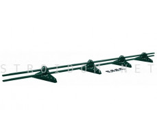 Снегозадержатель на 4 опорах 3м RAL 6005 Гранд Лайн Grand Line