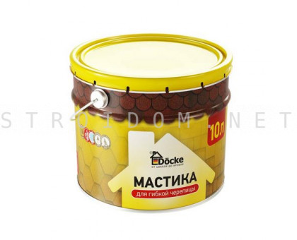 Мастика для гибкой черепицы 10 л 9 кг Деке Docke