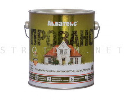 Антисептик лессирующий ПРОВАНС 2,5 л Акватекс
