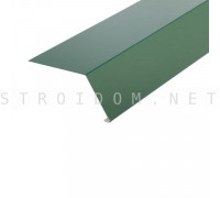Планка карнизная капельник 70 x 130 RAL 6005 зеленая Полиэстер Россия