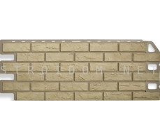 Панель кирпич Желтый 1,14 x 0,48м Альта Профиль