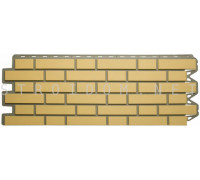 Панель кирпич клинкерный Желтый 1,22 x 0,44м, Альта Профиль