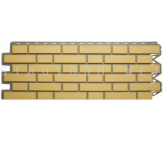 Панель кирпич клинкерный Желтый 1,22 x 0,44м, Альта Профиль