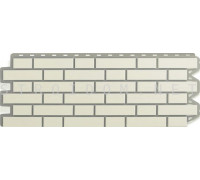 Панель кирпич клинкерный Белый 1,22 x 0,44м, Альта Профиль