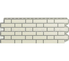 Панель кирпич клинкерный Белый 1,22 x 0,44м, Альта Профиль