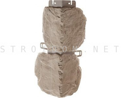 Угол наружный Бутовый камень Нормандский 1,128 x 0,47м Альта Профиль