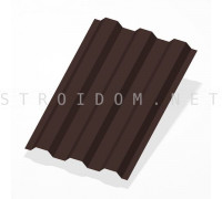 Профнастил С21 h=1,8м. RAL 8017 шоколадно-коричневый 0,45мм. Россия