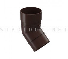Колено 45° STANDARD Темно коричневый Деке Docke