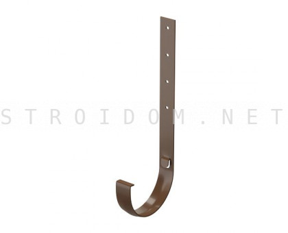 Кронштейн крюк желоба металлический STANDARD Светло коричневый Деке Docke