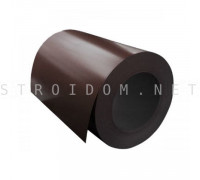Рулон с полимерным покрытием 0,35мм. x 1250мм. RAL 8017 шоколадно коричневый