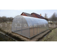 Теплица Эконом Усиленная 6м. x 3м. профиль 20мм. x 20мм. поликарбонат WOGGEL