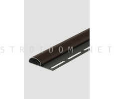 Планка финишная профиль завершающий 3м. Шоколад Деке Docke