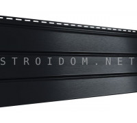 Софит ПРОФ БЕЗ ПЕРФОРАЦИИ тройной 3м. x 0,3м. Графитовый Ю-ПЛАСТ