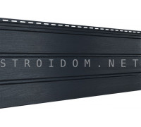 Софит БЕЗ ПЕРФОРАЦИИ тройной 3м. x 0,3м. Графитовый Ю-ПЛАСТ
