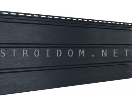 Софит БЕЗ ПЕРФОРАЦИИ тройной 3м. x 0,3м. Графитовый Ю-ПЛАСТ