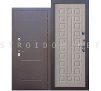 Входная морозостойкая дверь c ТЕРМОРАЗРЫВОМ 11 см Isoterma Медный Антик ЛИСТВЕННИЦА МОККО Ferroni Феррони