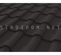 Металлочерепица Stella 0,5мм. CORUNDUM50 Полиэстер RR32 серо-коричневый Стинержи