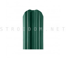 Штакетник металлический М-образный фигурный 0,45 мм RAL 6005 зеленый мох Stynergy 
