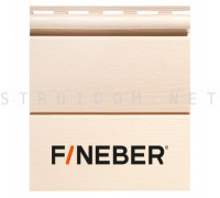 Сайдинг FineBer BlockHouse Classic Color Слоновая кость 3.66 м Файнбир
