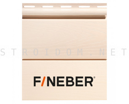 Сайдинг FineBer BlockHouse Classic Color Слоновая кость 3.66 м Файнбир