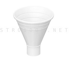Воронка водосборная Престиж D300/100 Ral 9003 Белый Металл Профиль