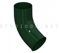 Колено сливное Престиж D100 (60 гр) RAL 6005 зеленый мох Металл Профиль