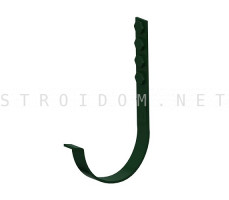 Крюк для желоба длинный Престиж D125/280 RAL 6005 зеленый мох Металл Профиль