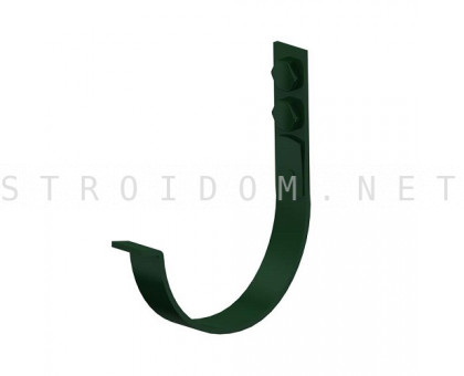 Крюк для желоба короткий Престиж D125/132 RAL 6005 зеленый мох Металл Профиль