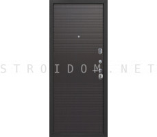 Дверь входная металллическая Гарда Серебро Темный Кипарис 7,5 см