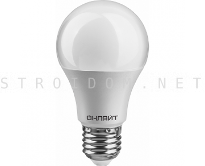 Лампа светодиодная OLL LED OLL-A60-12-230-6.5K-E27 ОНЛАЙТ